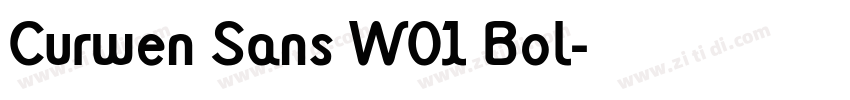 Curwen Sans W01 Bol字体转换
